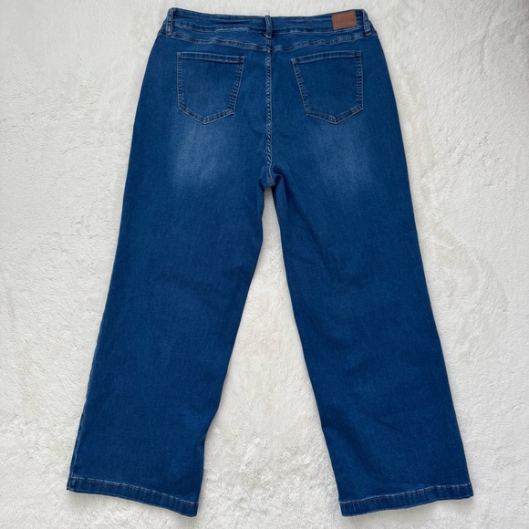 Flying Banana Jeans Women’s 16S Denim Medium Wash 5-Pocket Straight Casual - Picture 9 of 11